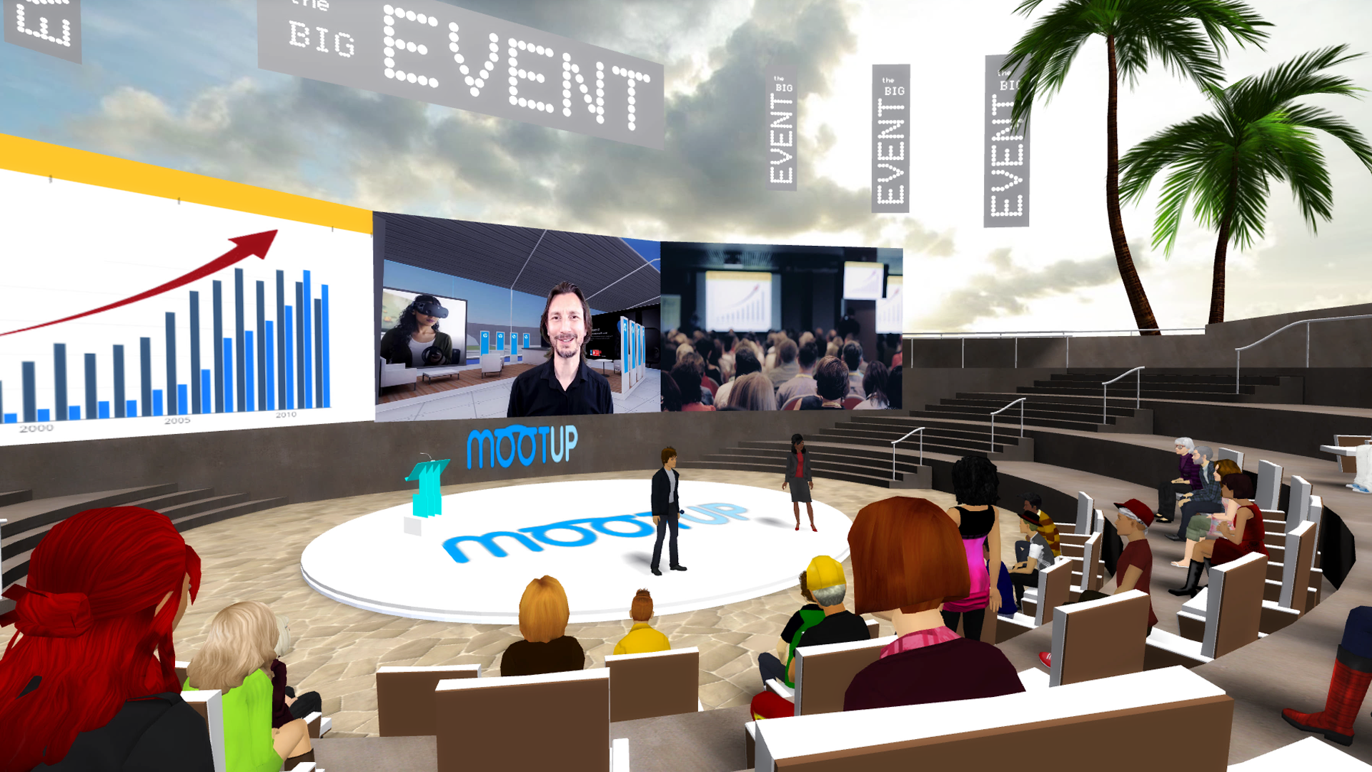 3D Virtual Events Platform - MootUp