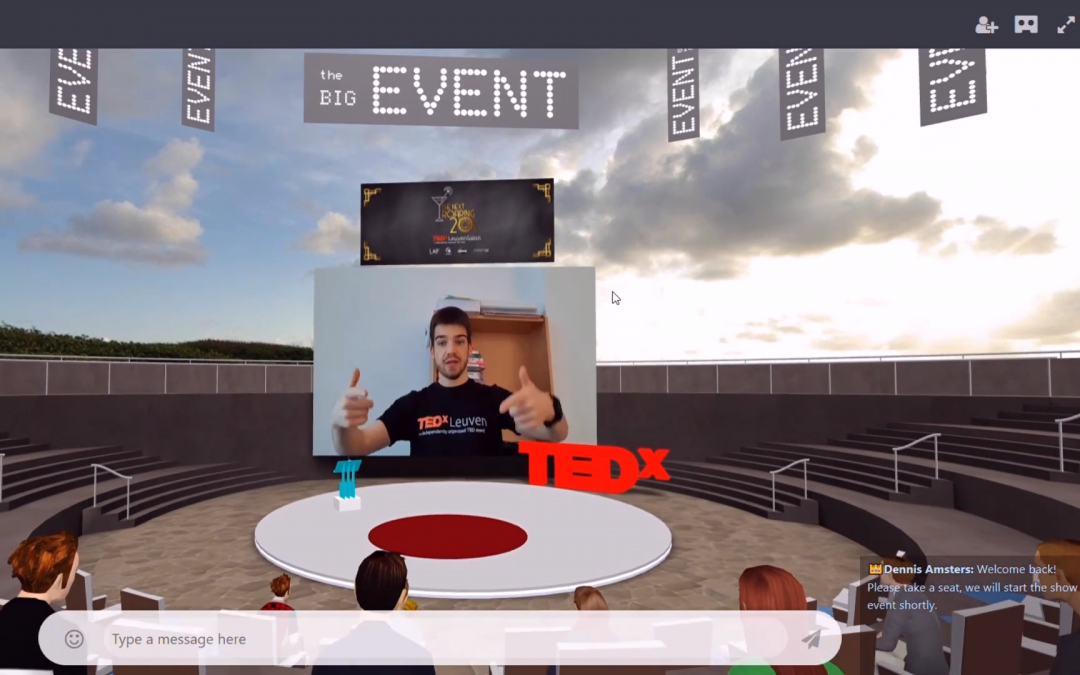 TEDxLeuven Hosts First Ever 3D Immersive Virtual Event With MootUp