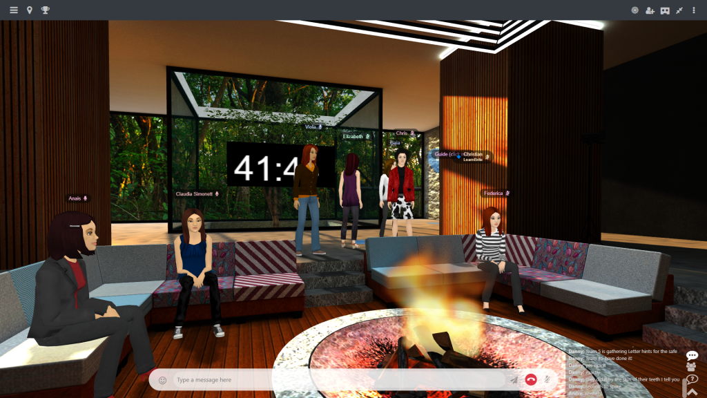 3D virtual meeting 
